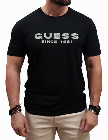 Guess - M4GI61J1314-JBLK - Black - Slim Fit - T-Shirt Μακό