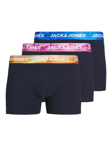 Jack&Jones- 12255810 - Jac Luca Solid Trunks 3 Pack - Navy Blazer - Εσώρουχα
