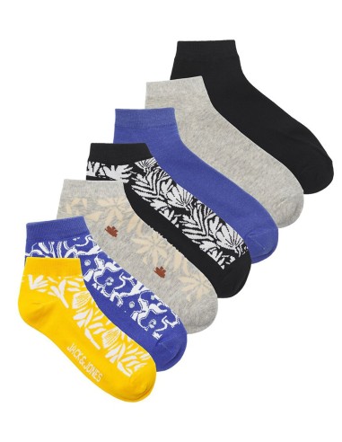 Jack&Jones - 12256326 - Jac Marbella Short Socks 7 Pack - One Size - White - Κάλτσες