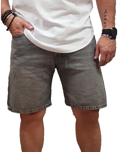 Jack&Jones - 12252868 - Jji Chris Jj Cooper Shorts SBD 020 SN - Grey Denim - Βερμούδα Jean