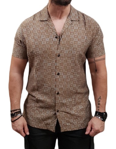 Jack&Jones - 12255172 -  Jpr Blu Lincoln Print Resort Shirt S/S SN - Cub - Πουκάμισο