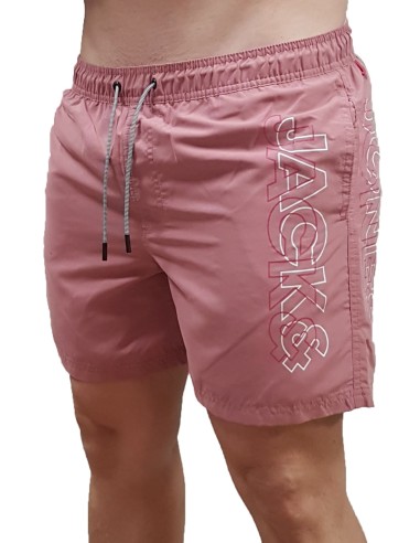 Jack&Jones - 12253118 - JPST Fiji Jj Swim Double Logo SN LY - Mesa Rose - Μαγιό