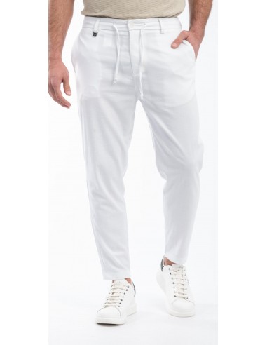 Vittorio Artist - 500-23-Santo - White - Παντελόνι Υφασμάτινο