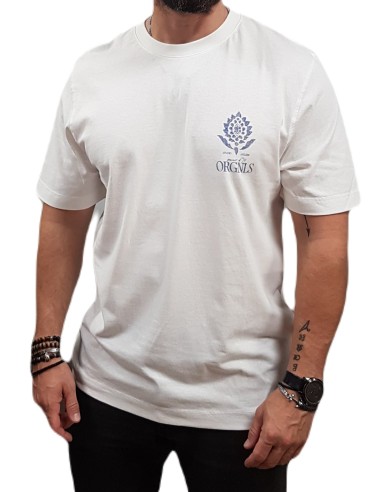 Jack&Jones - 12256406 - Jor Blockpop Tee SS Crew Neck TG LN - Bright White - Slim Fit  - T-shirt