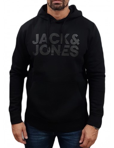 Jack&Jones - 12152840 - JJE Corp Logo Sweat Hood Noos - Black  - Φούτερ