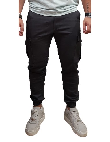 Jack&Jones - 12186889 - JPST Marco Jj Joe Cuffed AKM - Asphalt - Παντελόνι υφασμάτινο