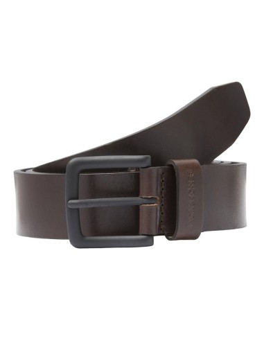 Jack&Jones - 12242687 - Jac Roma Leather Belt Noos - Black coffee  - Slim Belt - Ζώνη