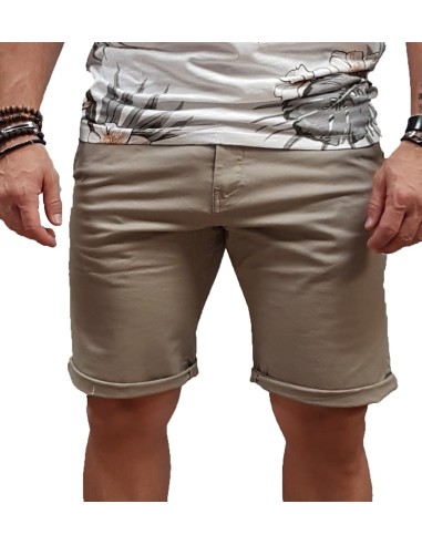 Rebase - 241-RMSHO-708 - Chinos Bermuda - Smoke - Βερμούδα