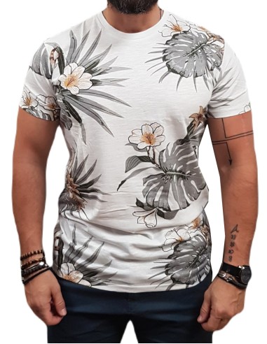 Rebase - 241-RTS-294 - T-shirt Aop - White Combo  - T-shirt