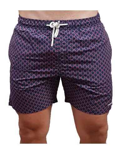 Rebase - 241-RMTS-806 - Swimwear AOP - Aubergine Combo - Μαγιό