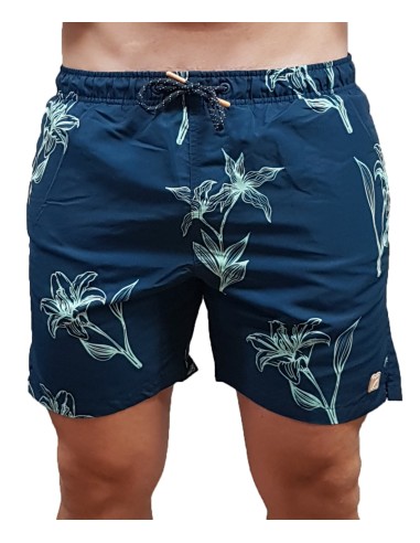Rebase - 241-RMTS-802 - Swimwear AOP - Navy Combo - Μαγιό