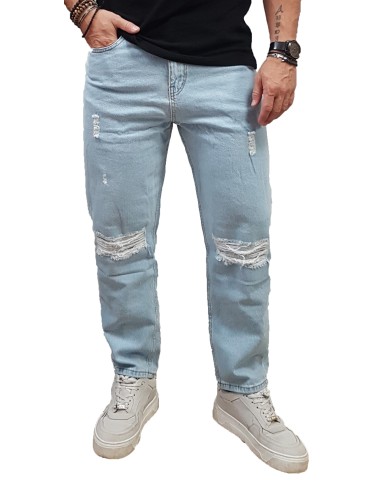 Senior - 5755 - Crop Fit - Light Blue Denim - Παντελόνι Jeans