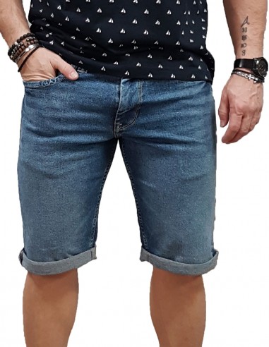Pepe Jeans -  PM800935HR0-000 - Cash Short - Blue - Βερμούδα Jean