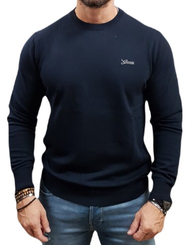 Guess - M4YR01Z3052-G7V2 - Daniel - Navy - Μπλούζες Πλεκτά