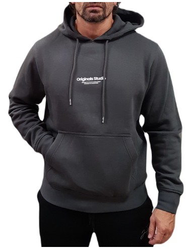 Jack&Jones - 12241687 - Jor Vesterbro Sweat Hood Noos - Iron Gate  - Φούτερ
