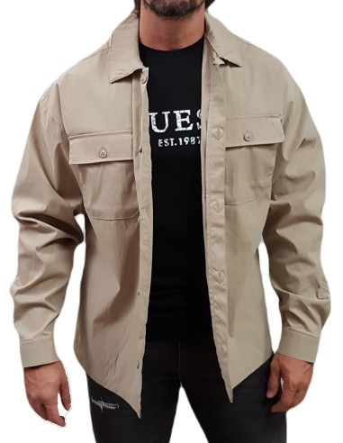 Jack&Jones - 12260341 - Jco Outdoor Overshirt LS - Crockery - Loose Fit - Overshirt Πανωφόρι