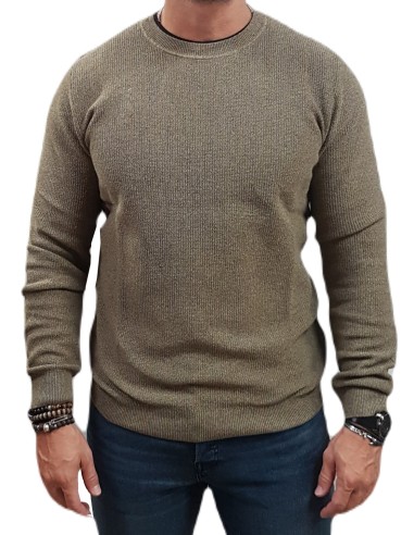 Jack&Jones - 12259647 - Jprc Lucas Structure Knit Crew Neck - Sea Turlte - Μπλούζες Πλεκτά