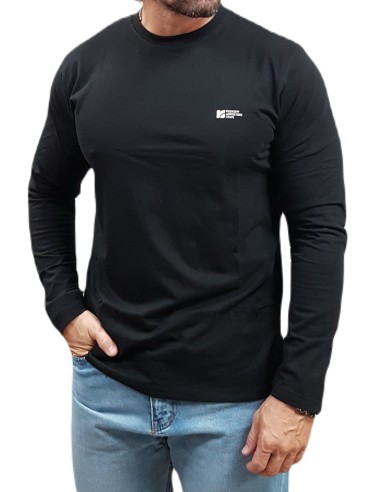 Rebase - 242RTS-9000 - Black - Slim Fit - μπλούζα μακό