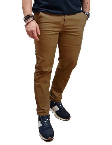 Rebase - 242RCP-4000 - Chinos - Camel - παντελόνι υφασμάτινο