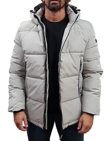 Rebase - 242RJK-2004 - Ice - Zip Off Removable Hood - Μπουφάν
