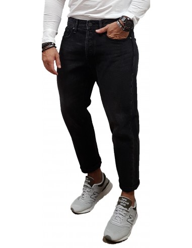 Jack&Jones - 12244892 - Jji Frank Jj Original SBD511 - Black Denim - παντελόνι Jeans CROPPED FIT