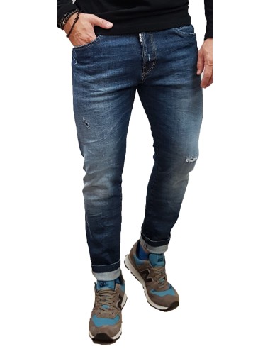Cover - New Date - Q4444-29 - Carrot Fit - Blue Denim - Παντελόνι