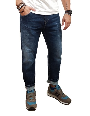 Cover - Monaco - G2494-29 - Blue Denim - 3D Loose Fit - Παντελόνι Jean