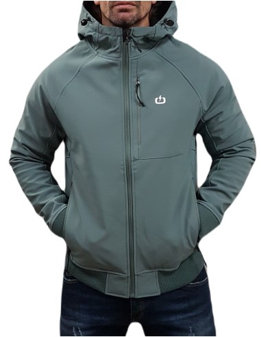 Emerson - 242.EM11.14 - Light Army - Hooded Bonded Bomber Jacket  - Μπουφάν softshell