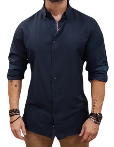 Lexton - 11.34.Riva - Navy - Πουκάμισο REGULAR FIT
