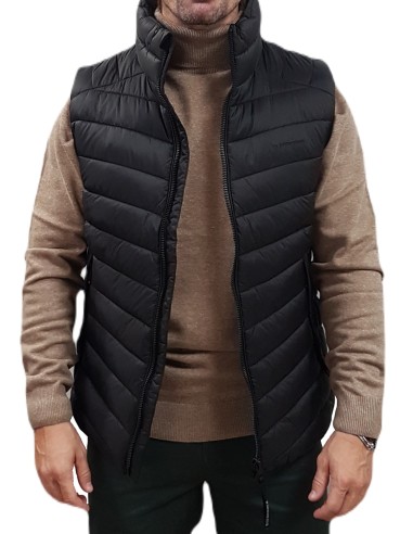 Superdry - M5012033A 02A - FUJI SPORTS PUDDED GILET - Fossil Brown - Μπουφάν Αμάνικο