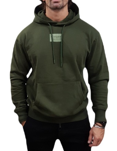 Jack&Jones - 12256841 - Jj Hakkai Sweat Hood Scan - Kombu Green - Relaxed Fit - Φούτερ
