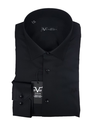 19V69 Versace - 11.34 - Royal - Black - Regular Fit
