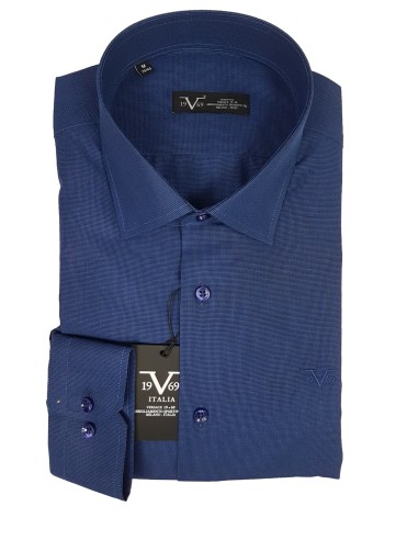 19V69 Versace - 11.34 - Udine - Indigo - Regular Fit - Πουκάμισο