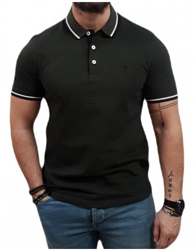 Jack&Jones - 12136668 - Jje Paulos Polo SS Noos - Forest Night - Slim Fit - Μπλούζα Polo