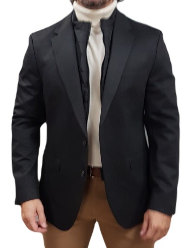 Jeff - J1-043JF - Tom Blazer - Black Mini Check - Regular Fit - Σακάκι