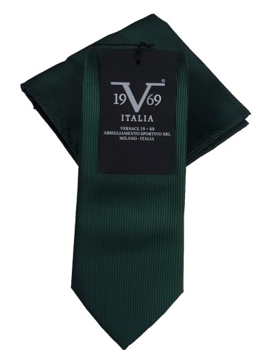 19V69 Versace - 22.33.Micro Fiber Tie - Forest Green - Γραβάτα