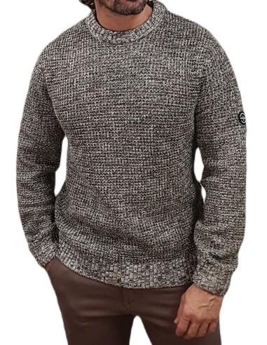 Jack&Jones - 12258695 - Jj Liam Knit Crew Neck - Crockery - Regular fit  Μπλούζες Πλεκτά