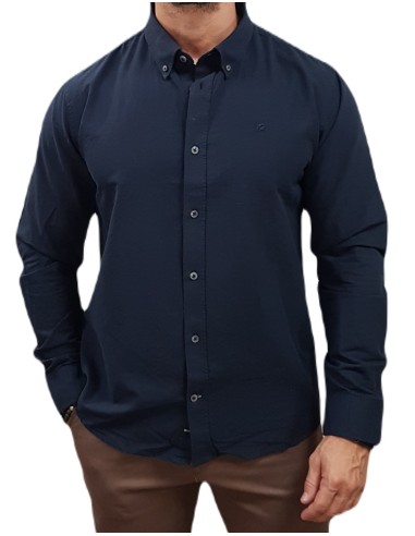 Rebase - 242RGS-5001 - Midnight Blue - Regular Fit - Πουκάμισο