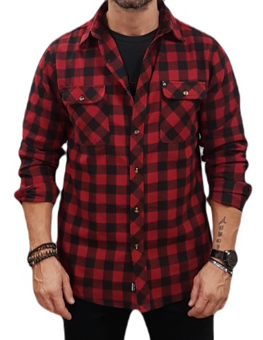 Emerson - 242.EM60.80 - Red/Black - Πουκάμισο Καρό
