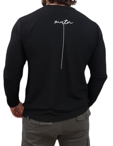 MRT Martini - 11124 - Slim Fit - Black - Μπλούζα Μακό