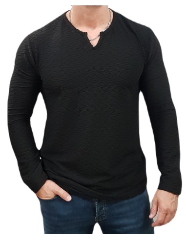 MRT Martini - 11153 - Slim Fit - Black - Μπλούζα Μακό
