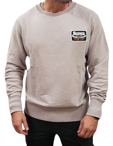 Superdry - M2014111A 2XU - Mechanic Loose Fit Crew - Moonrock - Μπλουζα