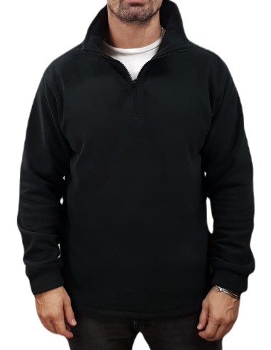 Emerson - 242.EM28.25 - Black - Fleece Regular Fit - Φούτερ