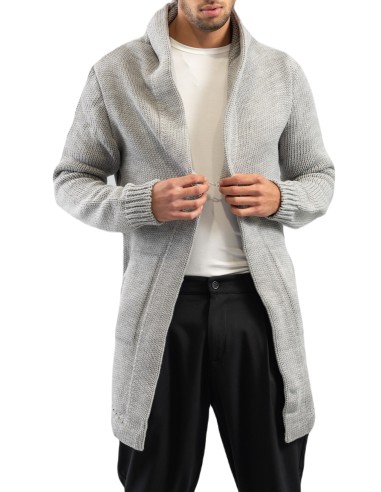 Vittorio - 700-2425-101 - Grey- Πλεκτή Ζακέτα