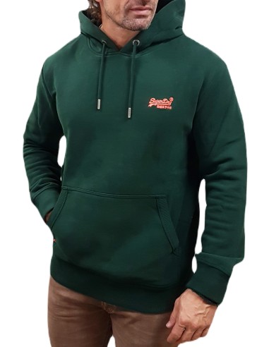 Superdry - M2013110A 27E -Essential Logo Hoodie - Enamel Green - Φούτερ
