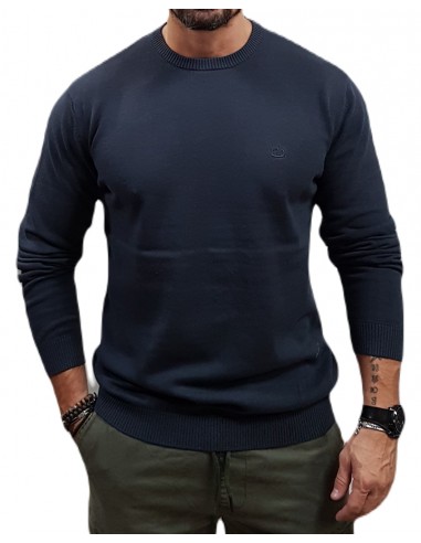 Emerson- 242.EM70.90 - Navy Blue - Μπλούζες Πλεκτά