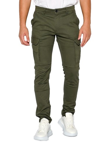 BROKERS - 24514-502-451 - Dark Olive - Regular Fit - Παντελόνι CARGO
