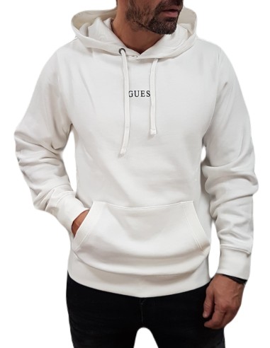 Guess - M2BQ50K9YH1-G022 - Roy Hoodie - White -Regular Fit - Φούτερ