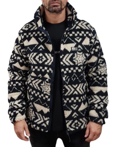 Emerson - 242.EM290.106 - PR461 Ecru - FLEECE FULL ZIP SHERPA - Regular Fit - Ζακέτα