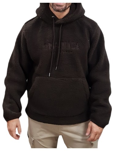 Jack&Jones - 12263011 - Jor Frederiks Berg Teddy Sweat Hood SN - Chocolate Torte - Relaxed Fit - Φούτερ